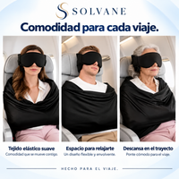Solvane Kit de Viaje 3 en 1 para un Descanso de Primera Clase